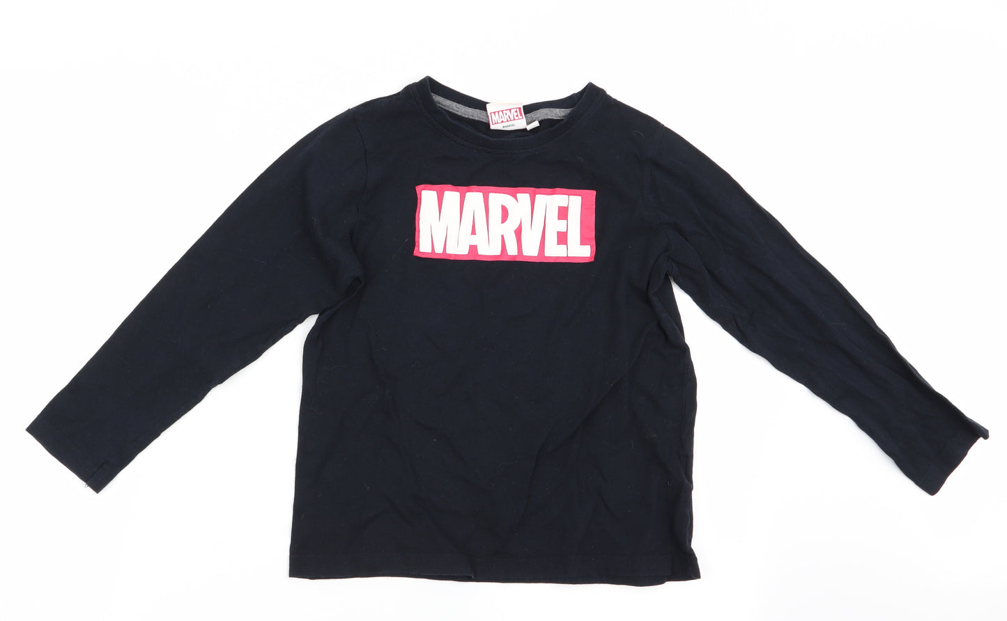 Marvel Boys Blue Solid   Pyjama Top Size 9-10 Years  - Marvel