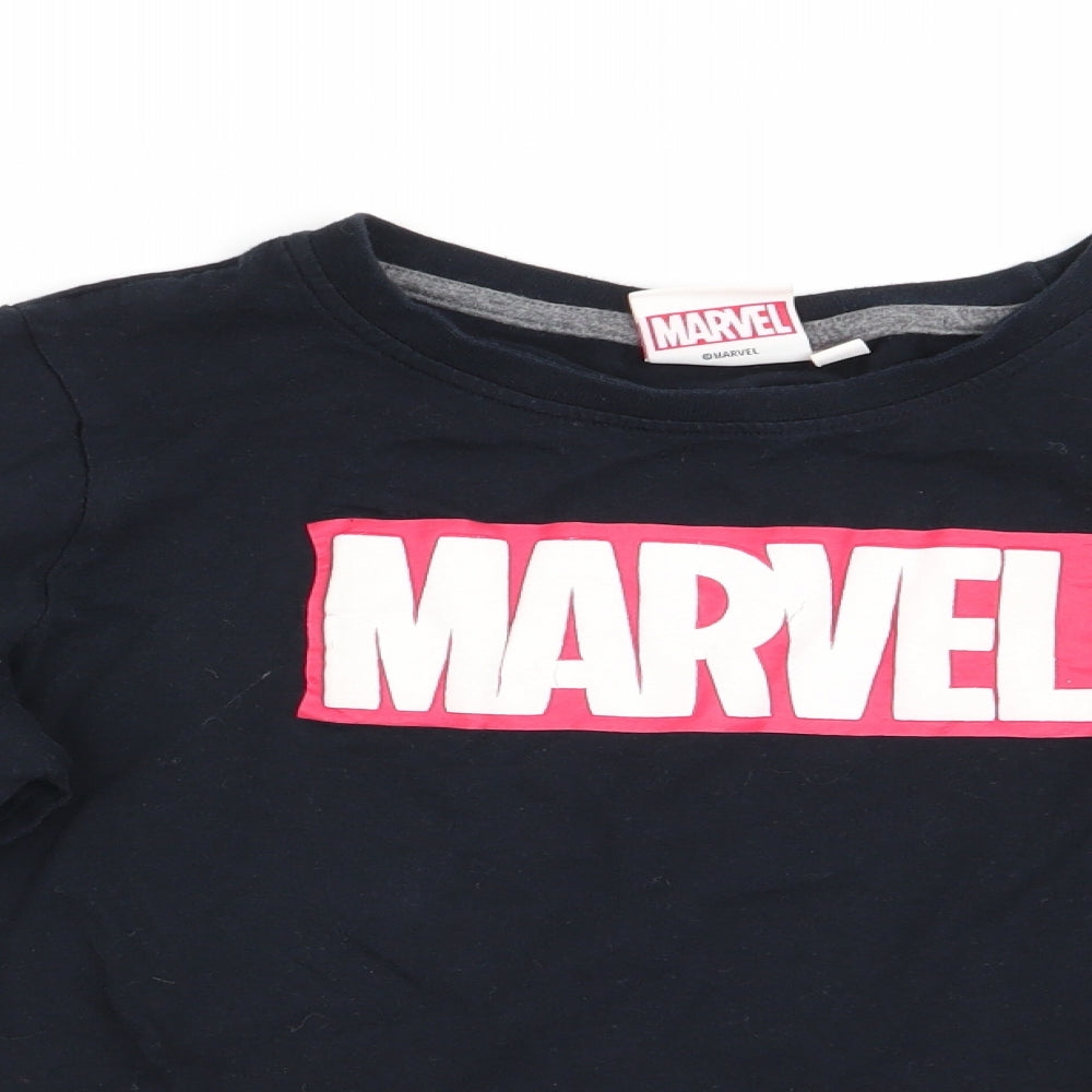 Marvel Boys Blue Solid   Pyjama Top Size 9-10 Years  - Marvel