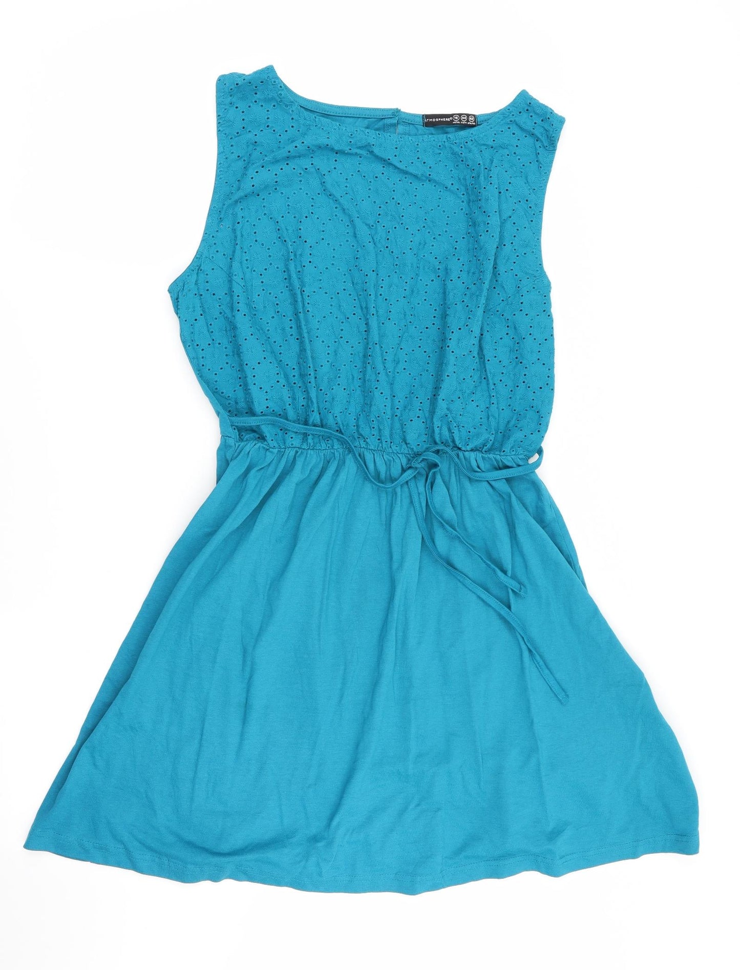 Atmosphere Womens Blue Floral  Fit & Flare  Size 16