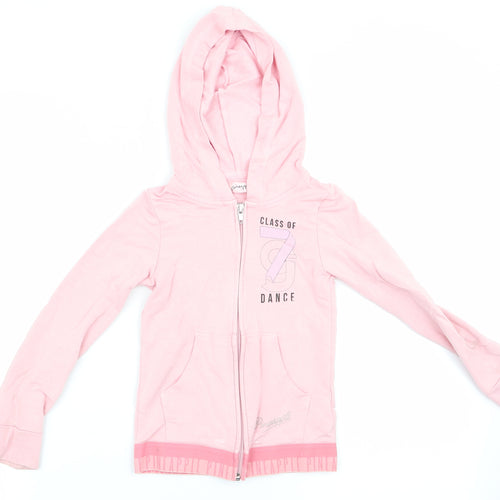 Pineapple Girls Pink   Full Zip Hoodie Size 4 Years  - Class of 7G