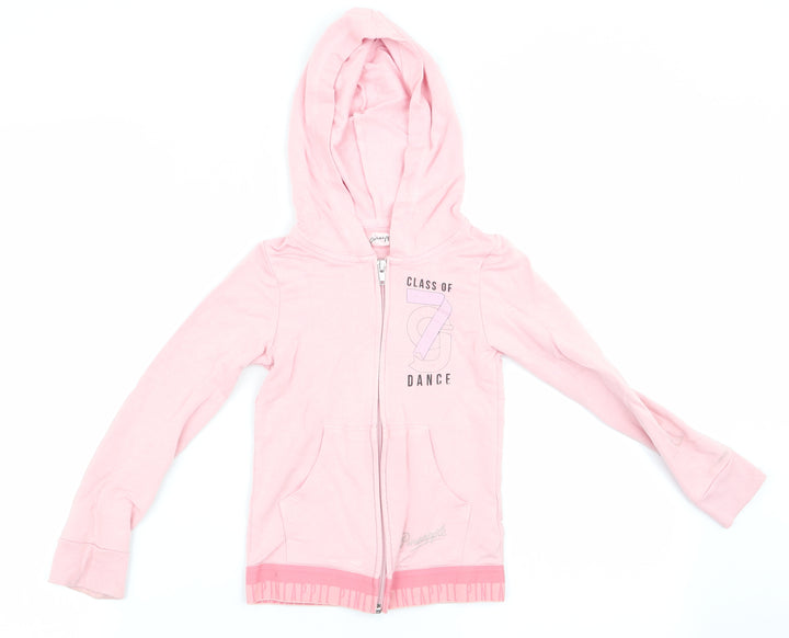 Pineapple Girls Pink Full Zip Hoodie Size 4 Years - Class of 7G