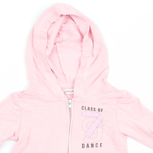 Pineapple Girls Pink   Full Zip Hoodie Size 4 Years  - Class of 7G