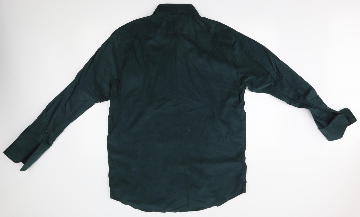 Stephens Brothers Mens Green    Dress Shirt Size 16