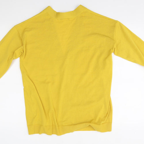 George Womens Yellow   Cardigan Jumper Size M