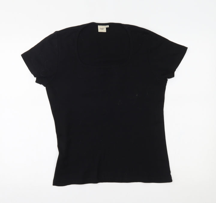 Cotton Traders Womens Black   Pullover Jumper Size 10