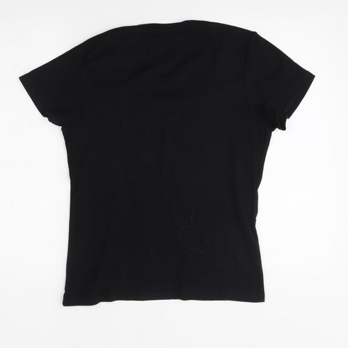Cotton Traders Womens Black   Pullover Jumper Size 10