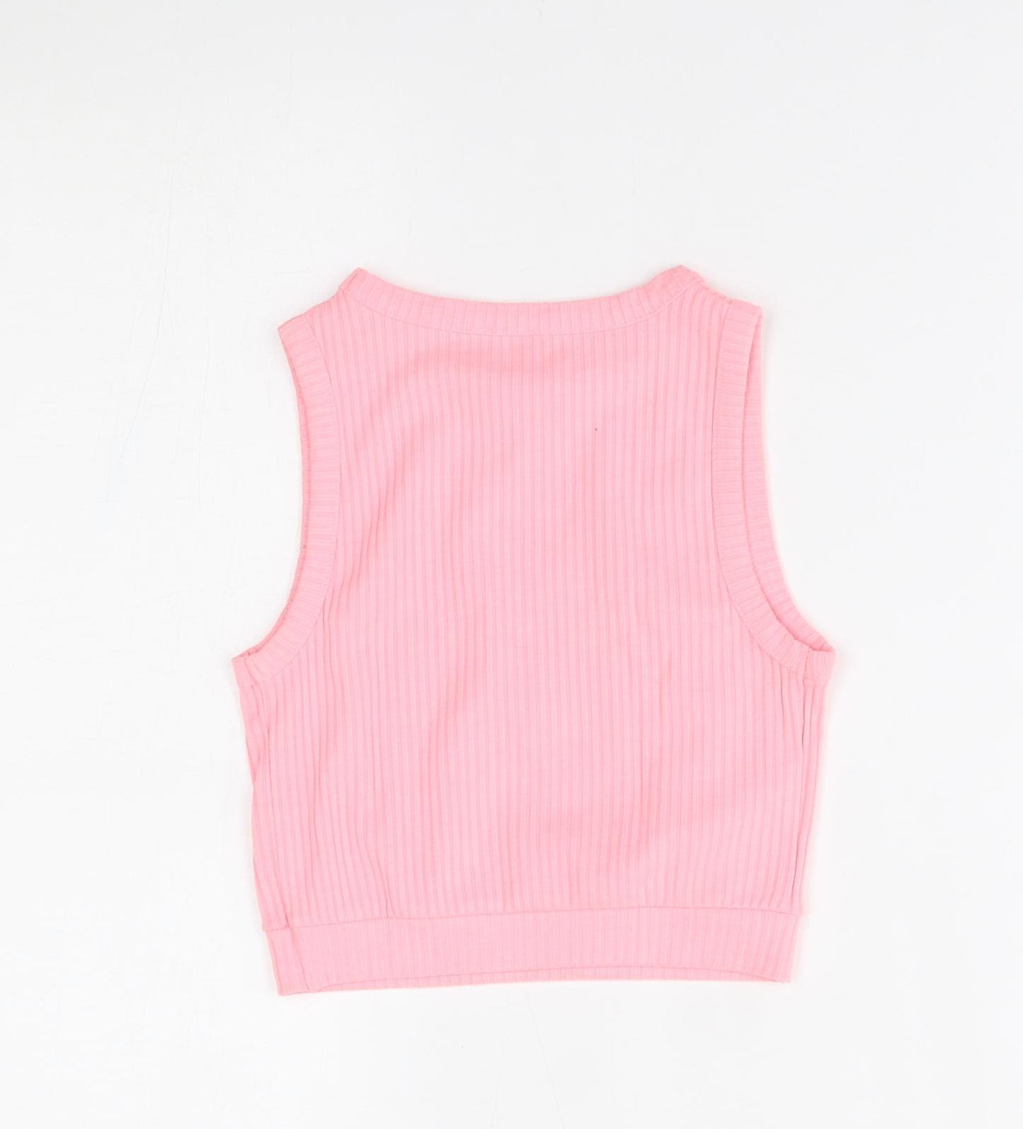 River Island Girls Pink   Vest Jumper Size 11-12 Years