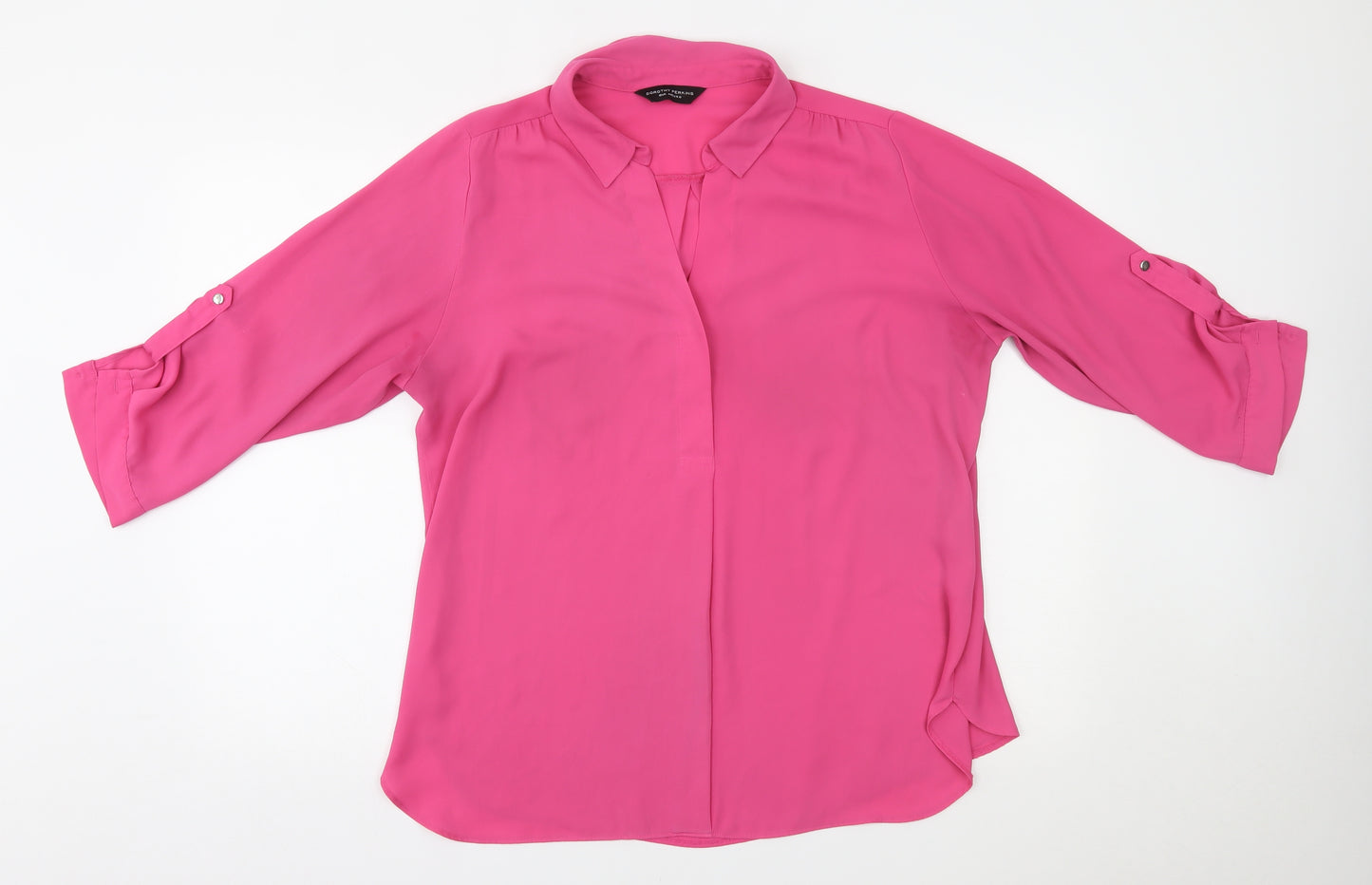 Dorothy Perkins Womens Pink   Basic Blouse Size 16