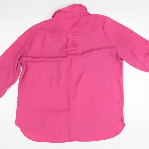 Dorothy Perkins Womens Pink   Basic Blouse Size 16