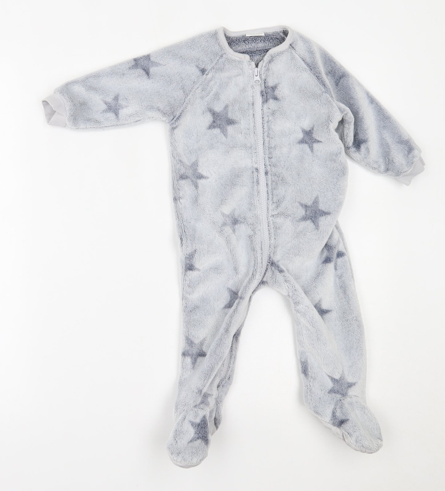 NEXT Baby Grey   Babydoll One Piece Size 9-12 Months
