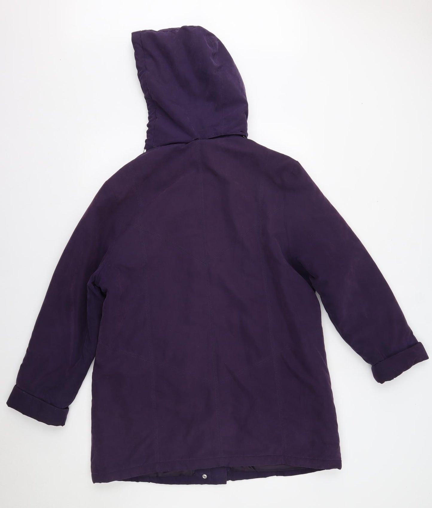 Klassik Womens Purple   Parka Coat One Size