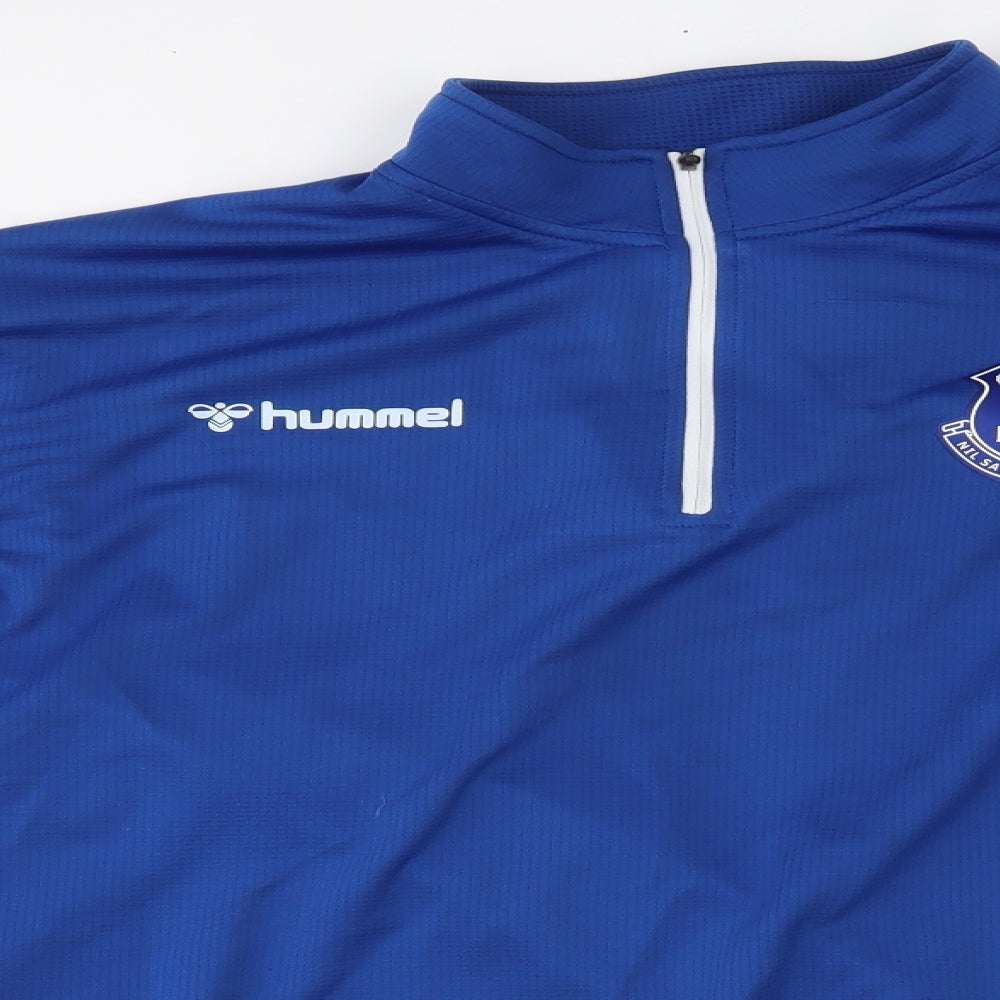Hummel Mens Blue   Pullover Sweatshirt Size 3XL  - Everton