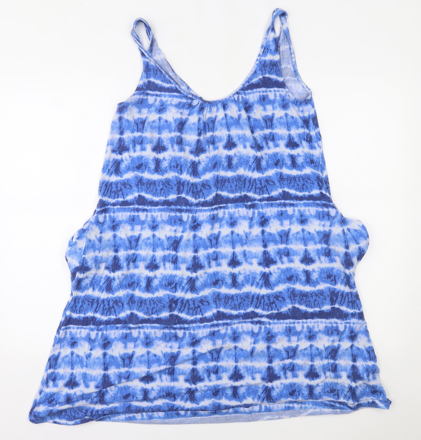 NEXT Womens Blue Striped  Tank Dress  Size M