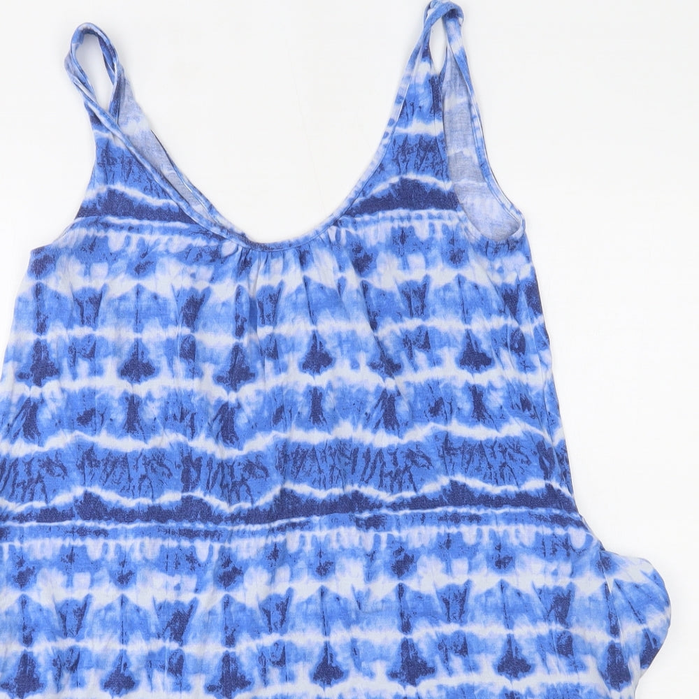 NEXT Womens Blue Striped  Tank Dress  Size M