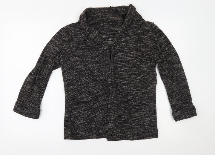 New Look Womens Grey Cardigan Jumper Size 10