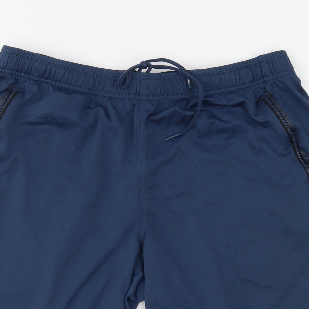 adidas Mens Blue   Sweat Shorts Size L