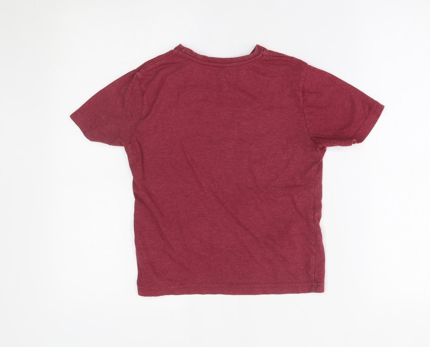 Primark Boys Red   Basic T-Shirt Size 8-9 Years