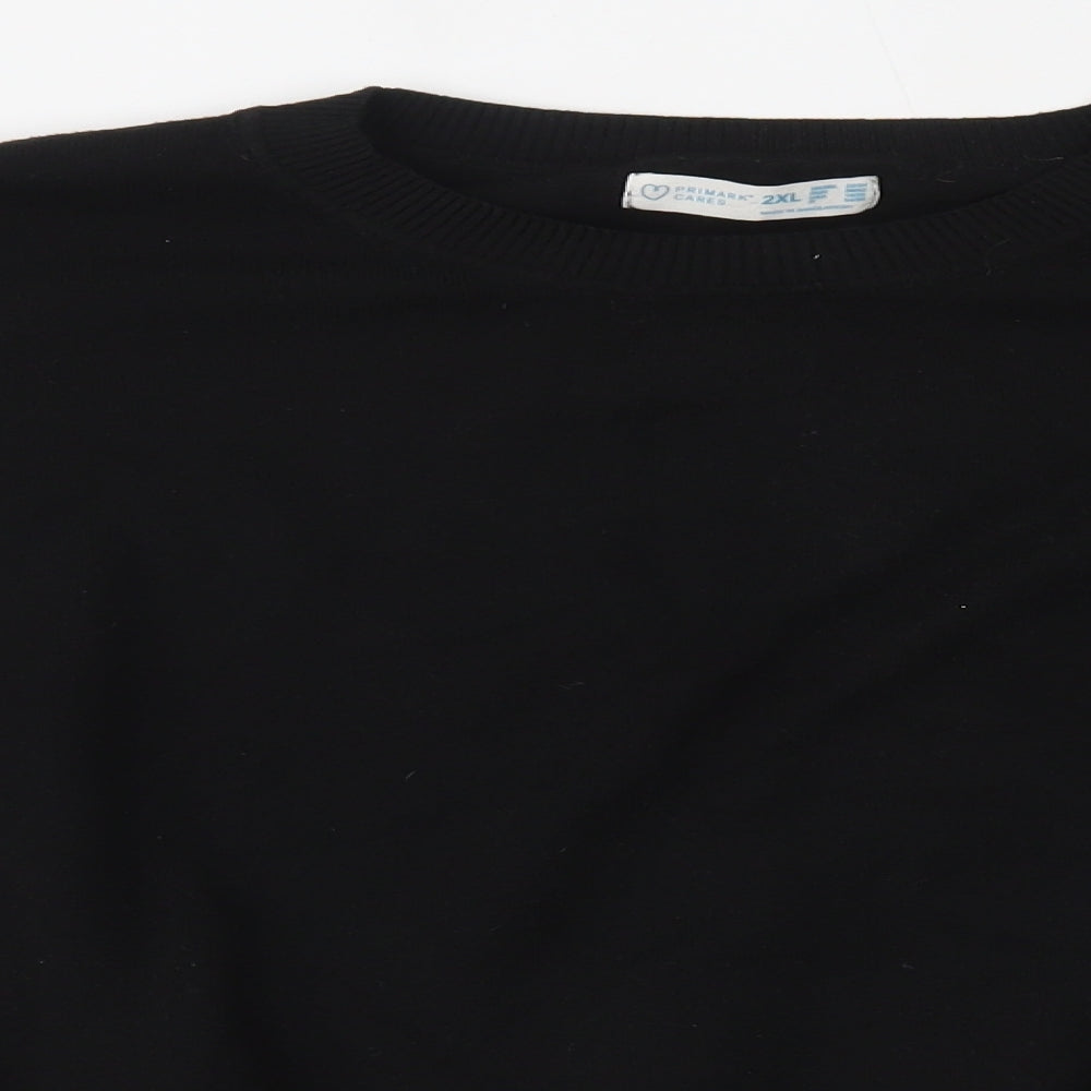 Primark Womens Black   Pullover Jumper Size 2XL