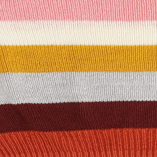 George Womens Multicoloured Striped  Pullover Jumper Size S
