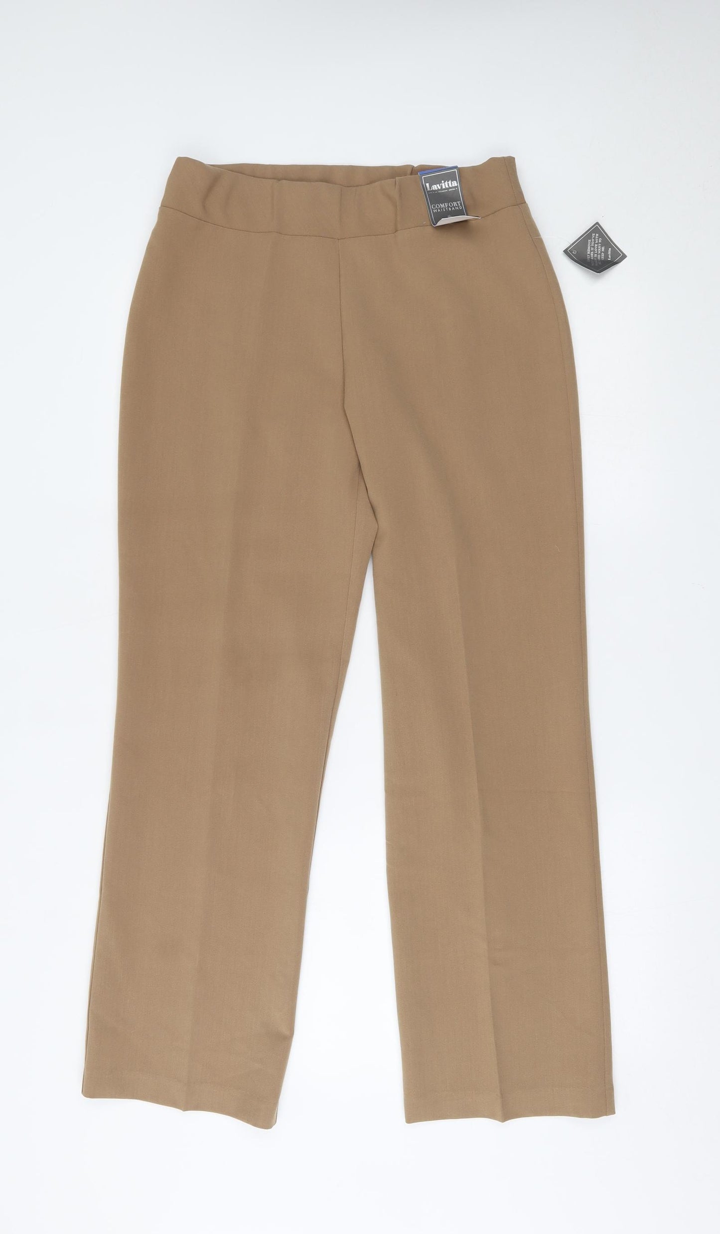 lavitta Womens Beige   Trousers  Size 12 L28 in