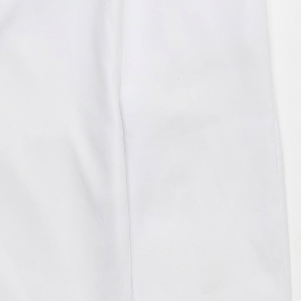 Preworn Womens White   Trousers  Size 12 L27 in