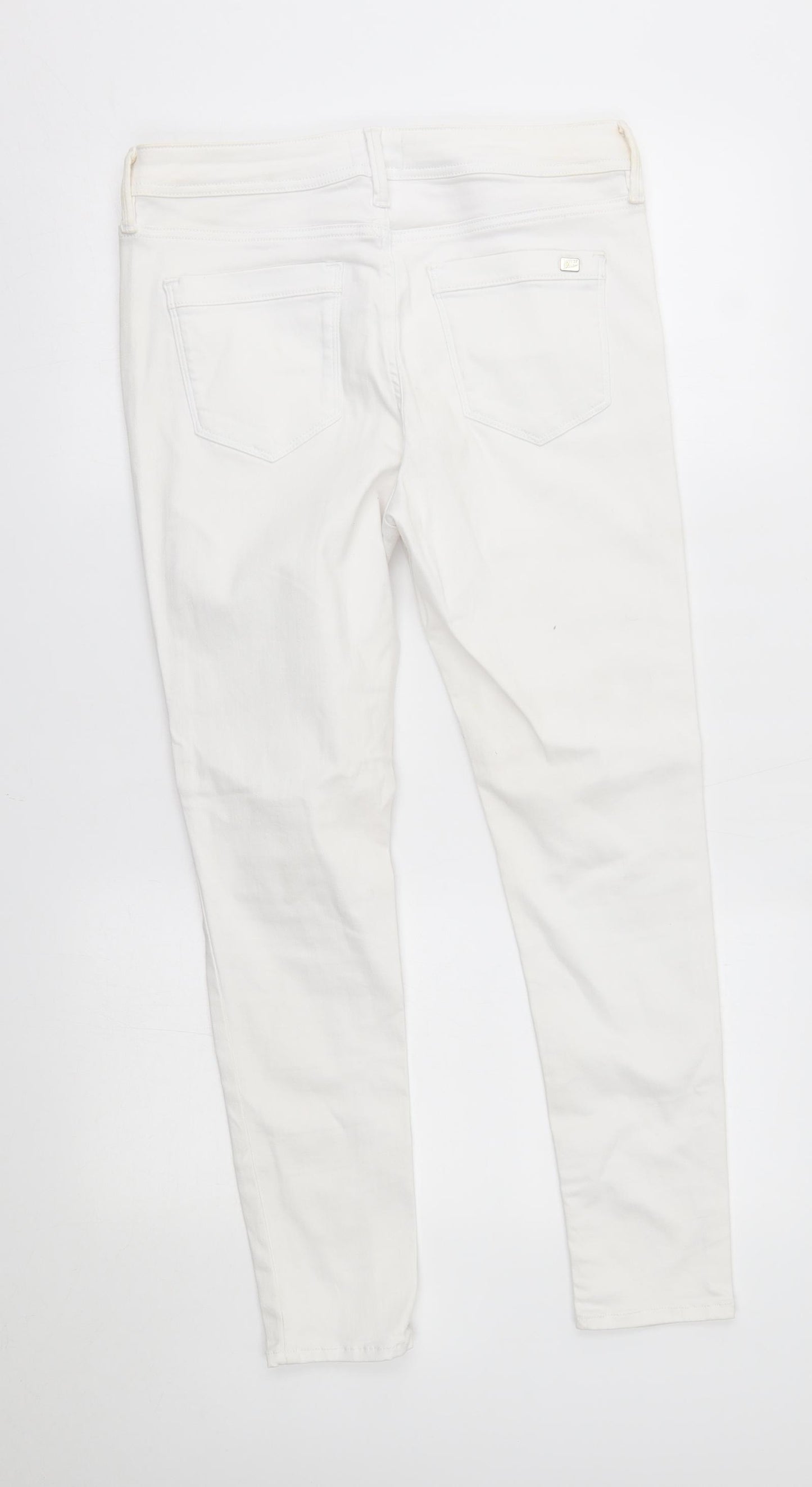 F&F Womens White   Skinny Jeans Size 14 L27 in