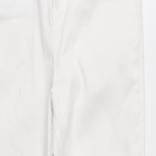 F&F Womens White   Skinny Jeans Size 14 L27 in