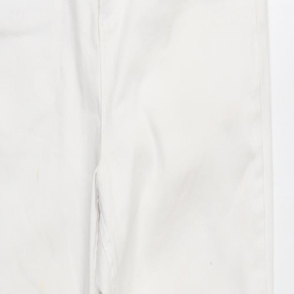F&F Womens White   Skinny Jeans Size 14 L27 in