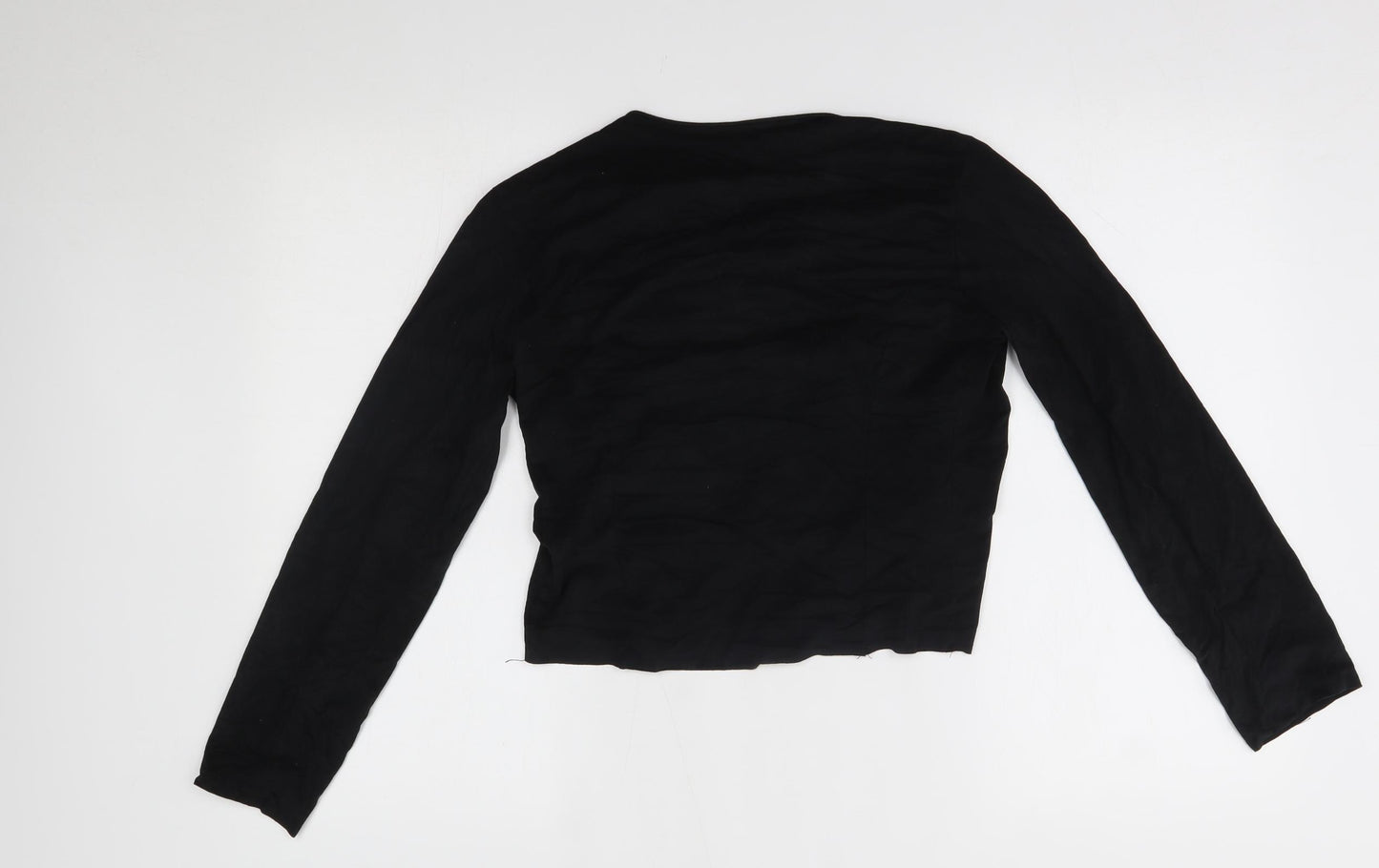 Preworn Womens Black   Wrap Jumper One Size