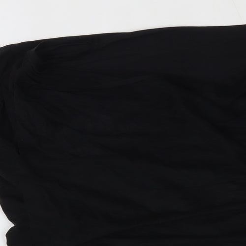 Preworn Womens Black   Wrap Jumper One Size
