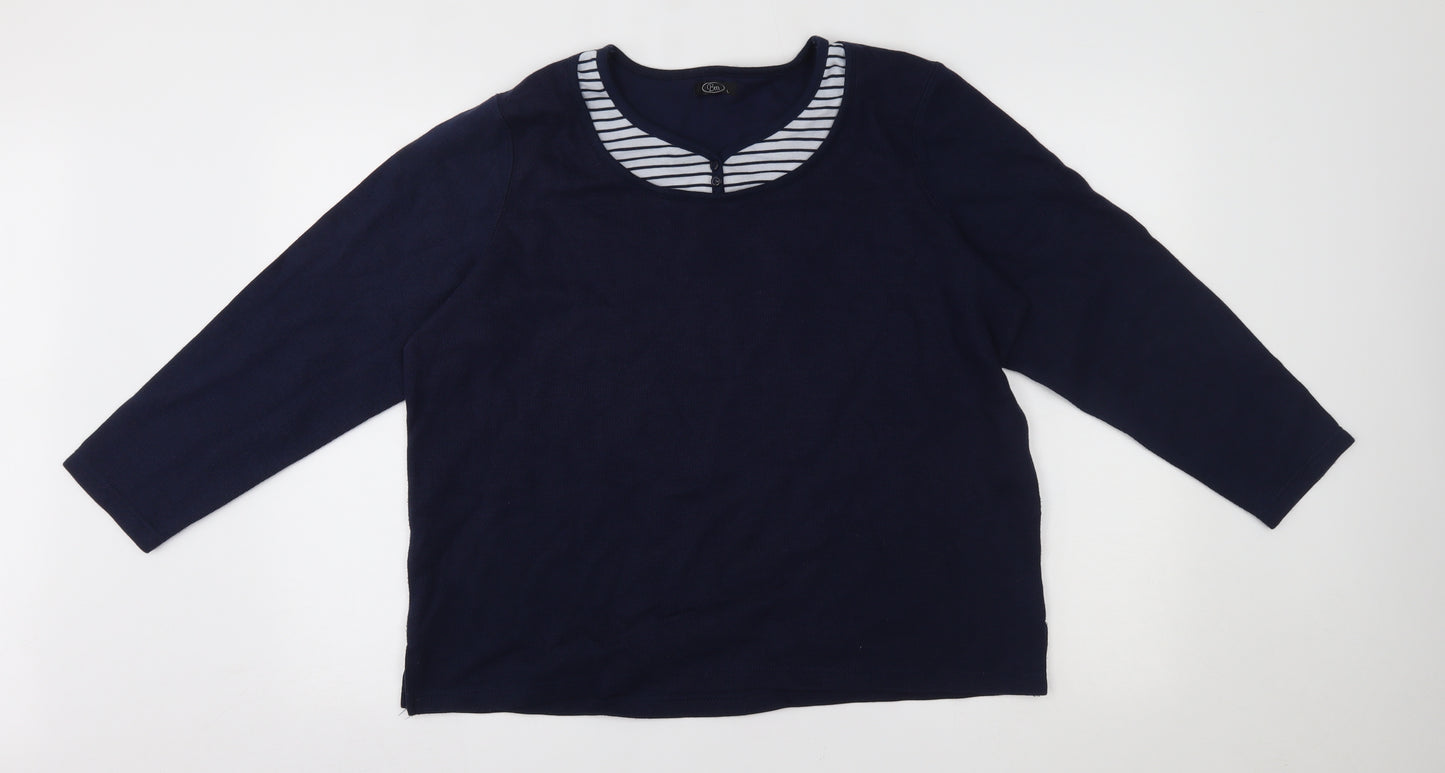BM Womens Blue   Pullover Jumper Size L
