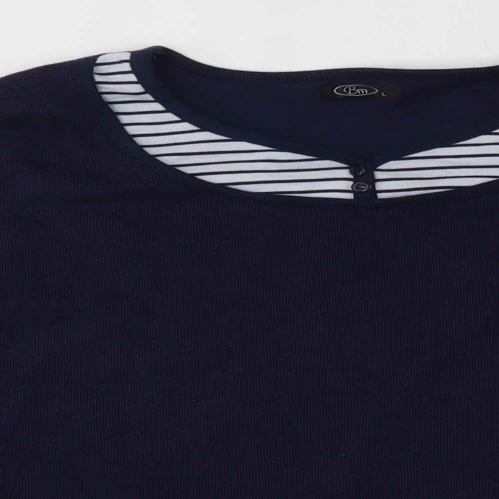 BM Womens Blue   Pullover Jumper Size L