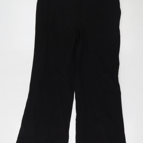 Papaya Womens Black   Trousers  Size 10 L26 in