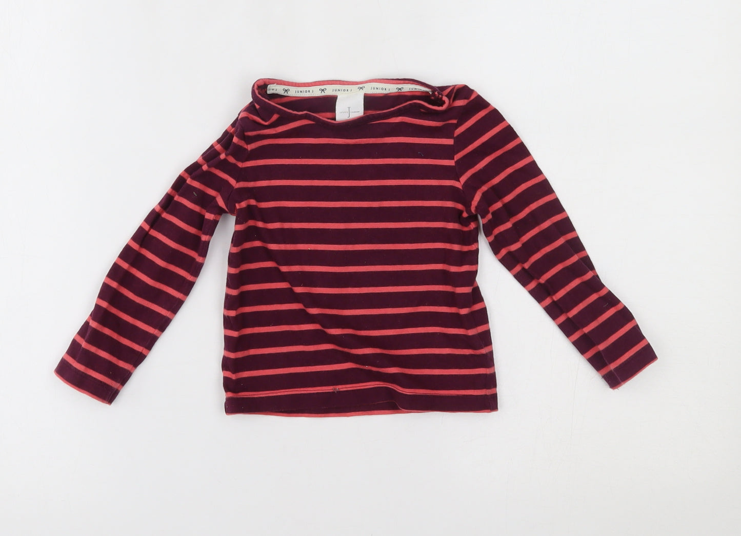 Jasper Conran Baby Red Striped  Basic T-Shirt Size 12-18 Months