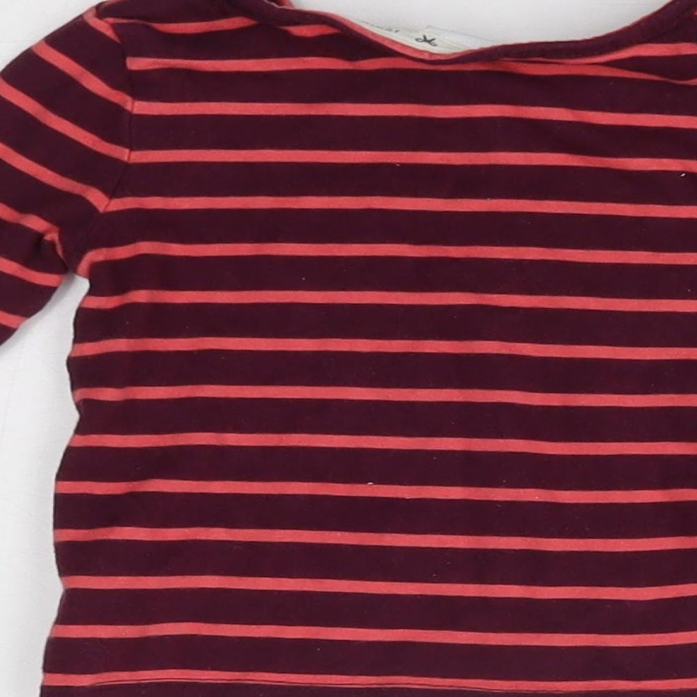 Jasper Conran Baby Red Striped  Basic T-Shirt Size 12-18 Months