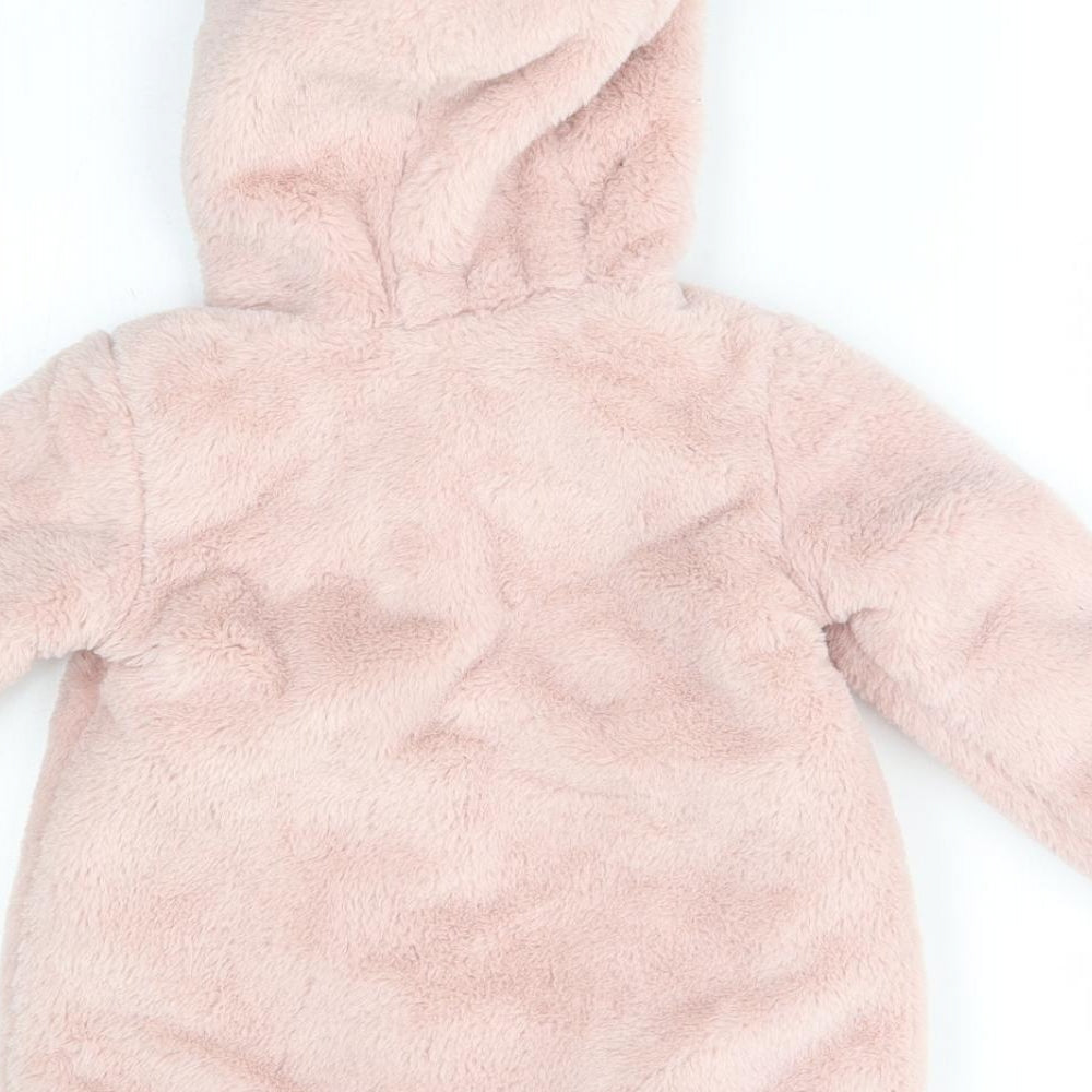 George Girls Pink   Jacket Coat Size 12-18 Months