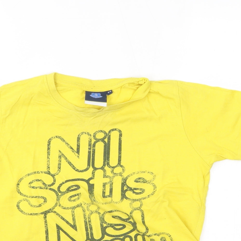everton Boys Yellow   Basic T-Shirt Size 8-9 Years  - nil satis nisi optimum