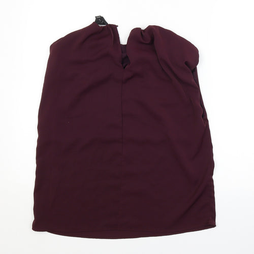AX Paris Womens Purple   Basic Blouse Size 10