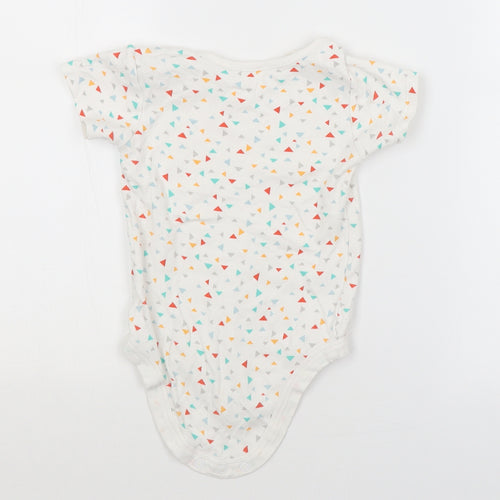 TU Baby White Geometric  Babygrow One-Piece Size 18-24 Months