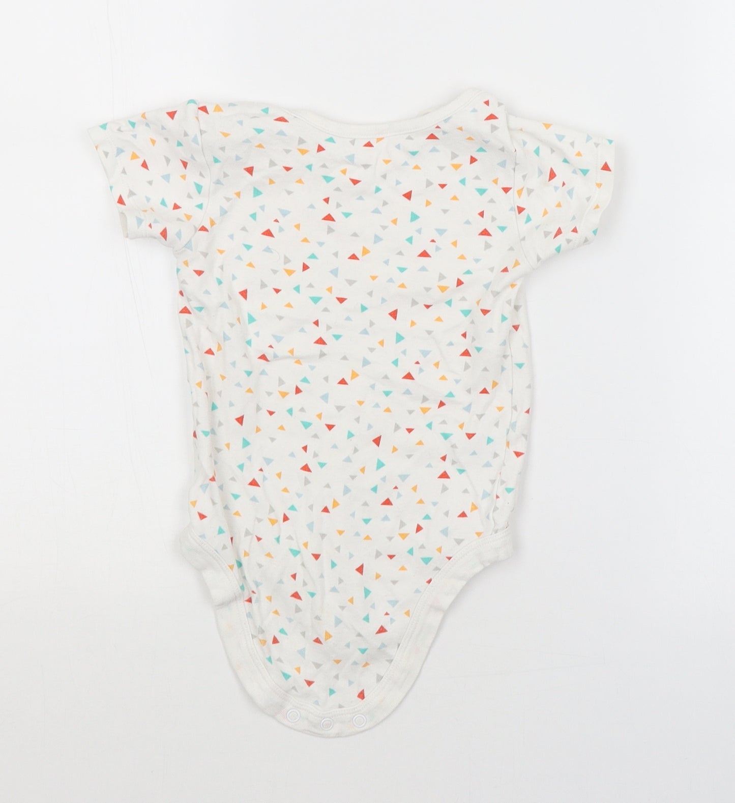 TU Baby White Geometric  Babygrow One-Piece Size 18-24 Months