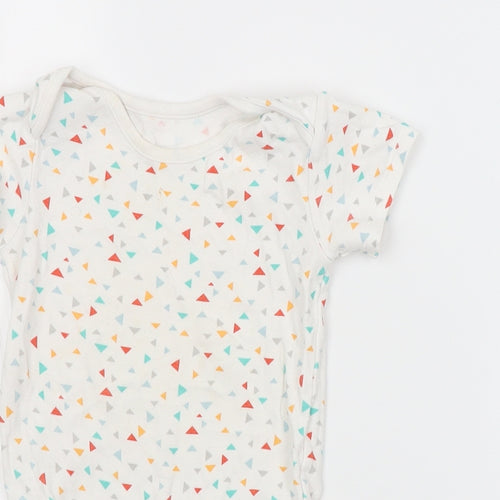 TU Baby White Geometric  Babygrow One-Piece Size 18-24 Months
