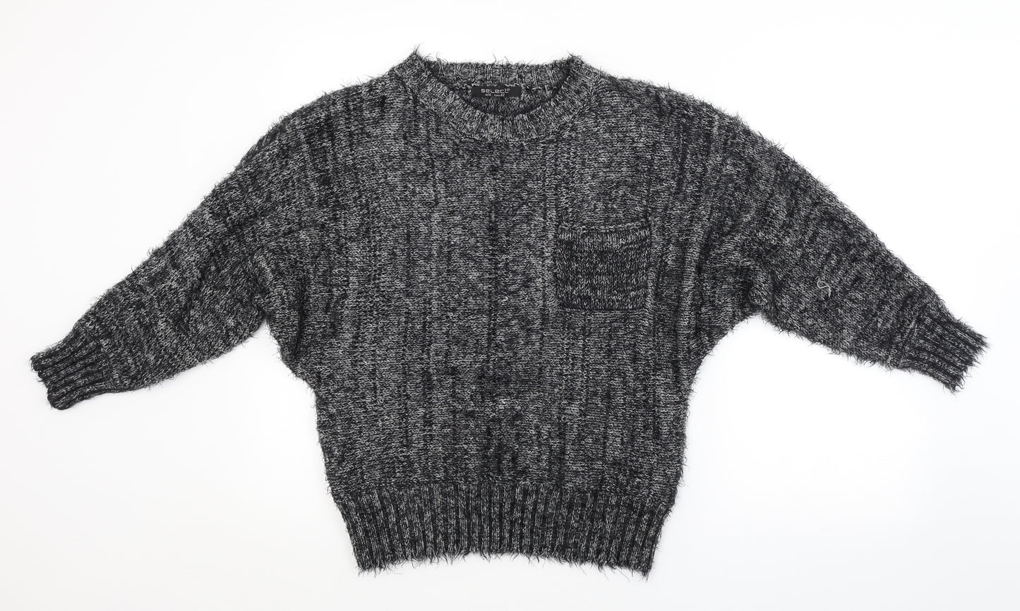 Select Womens Grey   Pullover Jumper Size 14
