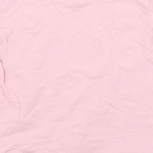 George Girls Pink   Basic T-Shirt Size 12-18 Months