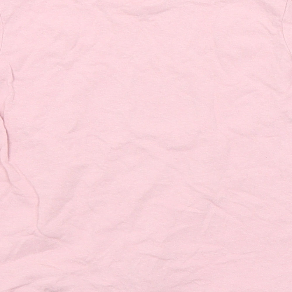 George Girls Pink   Basic T-Shirt Size 12-18 Months