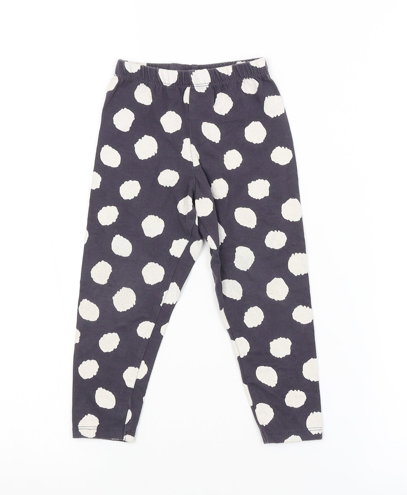 F&F Baby Blue Spotted  Jogger Trousers Size 18-24 Months