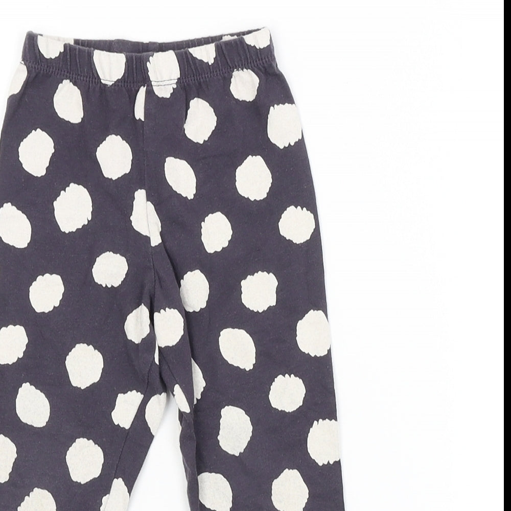 F&F Baby Blue Spotted  Jogger Trousers Size 18-24 Months