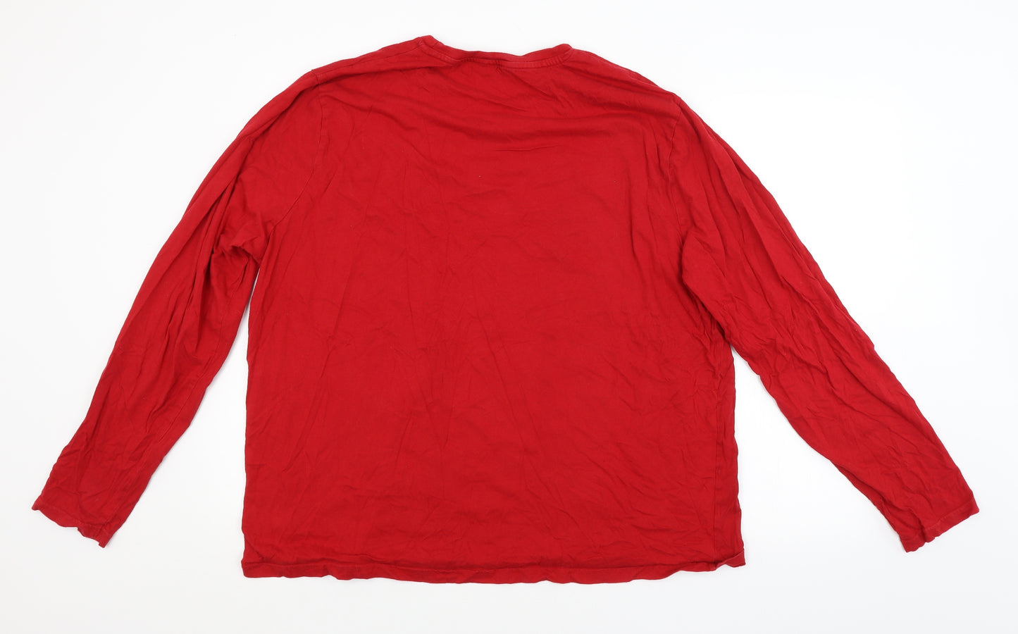 Avenue Mens Red    T-Shirt Size 2XL