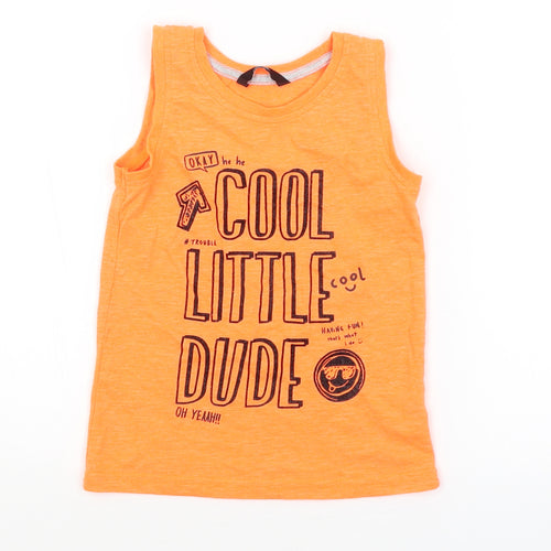 George Boys Orange   Basic Tank Size 4-5 Years