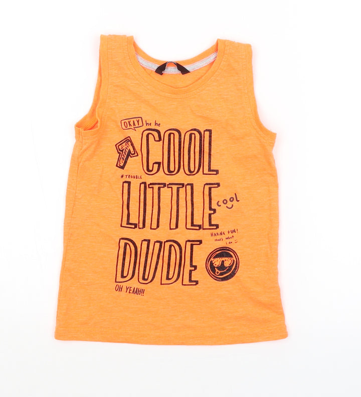George Boys Orange   Basic Tank Size 4-5 Years