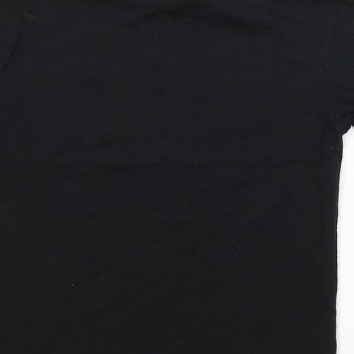 George Boys Black   Basic T-Shirt Size 7-8 Years
